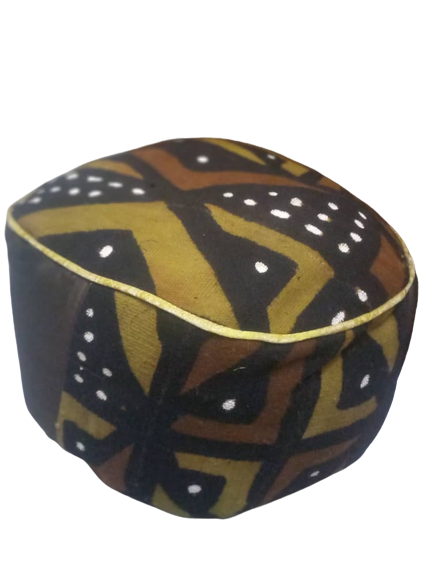 Jambar Handmade Round Mudcloth Pouff TossokoClothing