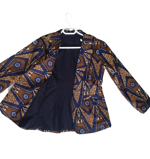 Dalia African Print Blazer TossokoClothing