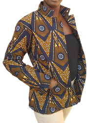 Dalia African Print Blazer TossokoClothing