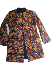 Mbalia African Print Jacket TossokoClothing