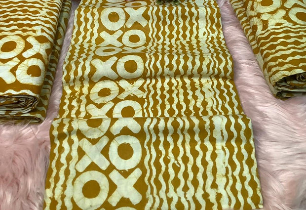 Hand Dyed Adire Batik Fabrics TossokoClothing