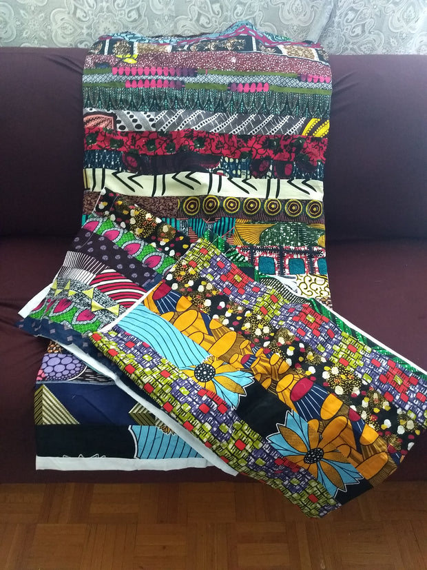 African Patchwork Duvet Cover Set-Ndiakhass Bedding TossokoClothing