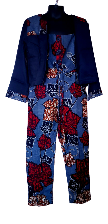 African Print Girl's Jumpsuit  Set TossokoClothing