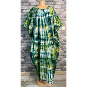 Multicolored Bassam  Boubou Dress -Model Lines TossokoClothing